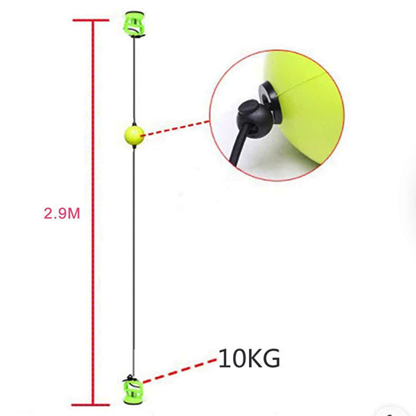 Bóng Tập Phản Xạ Mini TBEST 2 Đầu Thun - Giá Tốt Tại Trung Sport