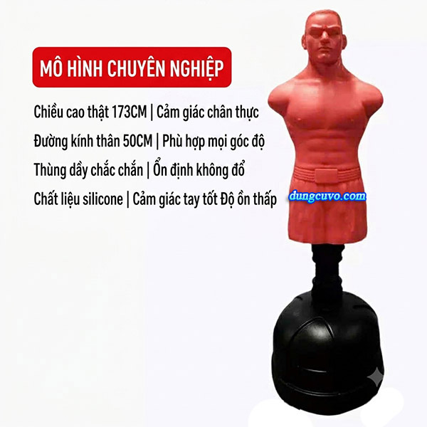Người Nộm Tập Võ Silicon Toàn Thân Tập Muay MMA TBEST 173cm – Đầm Chắc