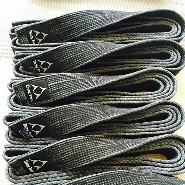 Đai Đen Bạc Màu Võ Thuật Phong Cách Cổ Điển (Bản 5cm) | Giá Sỉ & Lẻ