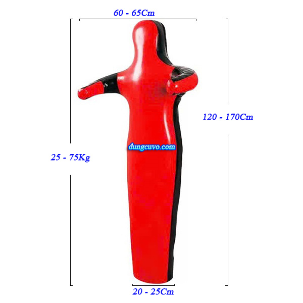 Con Nộm Tập Võ Da PU Chống Rách Cao Cấp (120cm-170cm) | Giá Tốt