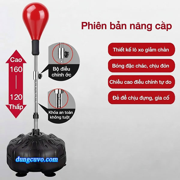 Bóng Đấm Thể Lực Đặc Ruột Cao Cấp