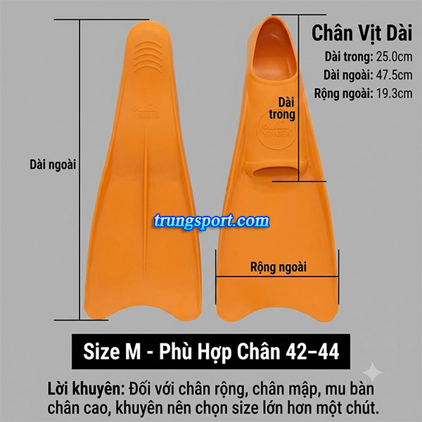 Chân Vịt Bơi Lội Yingfa Chính Hãng | Chân Vịt Tập Bơi Chuyên Nghiệp