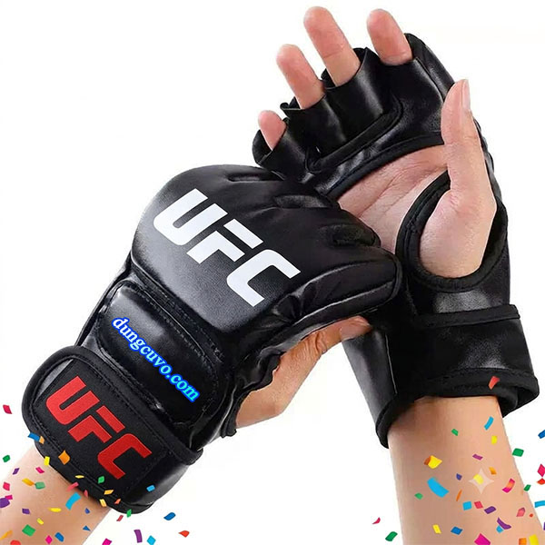 Găng Tay MMA UFC Hở Ngón Đệm 2cm Cao Cấp | Giá Sỉ & Lẻ