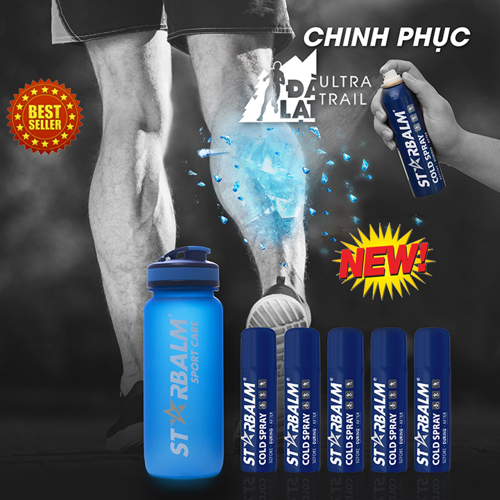 Bình Xịt Lạnh Giảm Đau STARBALM – Làm Lạnh Nhanh, Giảm Đau Tức Thì