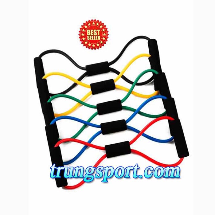 Dây Thun Số 8 Đa Năng – Đàn Hồi Cao, Nhỏ Gọn, Tập Toàn Thân Hiệu Quả