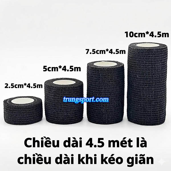 Băng Dán Thun Tự Dính (Cao Su Non) - Băng Quấn Cổ Chân Đá Bóng Giá Tốt