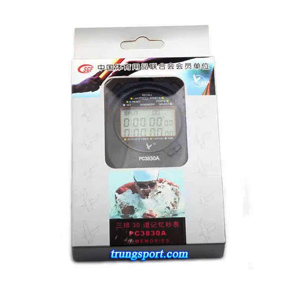 Đồng Hồ Bấm Giờ Stopwatch PC3830A – Chính Xác 1/100s, Bền Bỉ