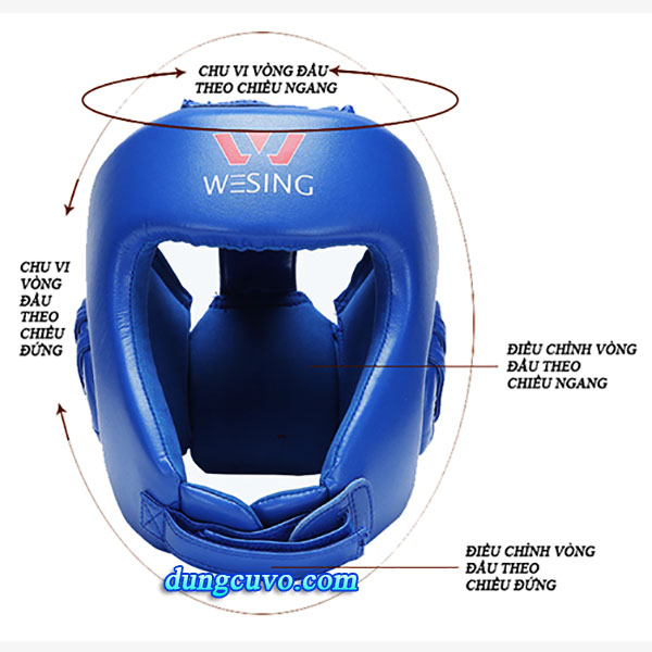 Mũ Boxing AIBA Wesing Chính Hãng | Mũ Thi Đấu Chuẩn Quốc Tế