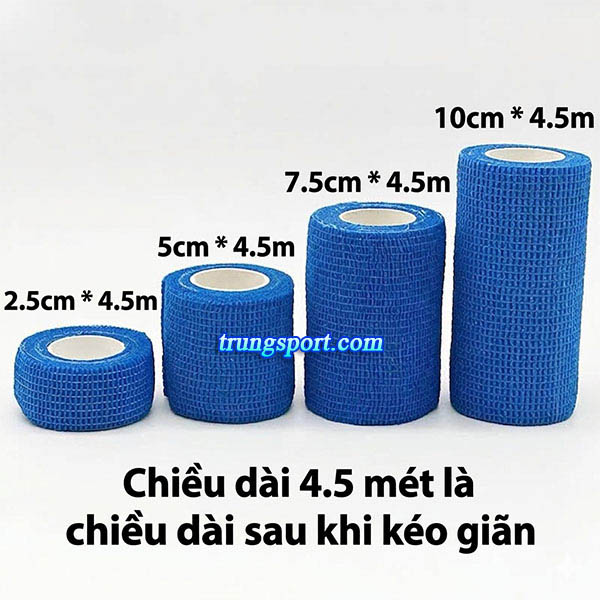 Băng Dán Thun Tự Dính (Cao Su Non) - Băng Quấn Cổ Chân Đá Bóng Giá Tốt