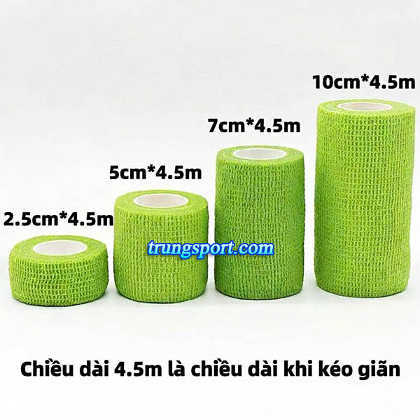 Băng Dán Thun Tự Dính (Cao Su Non) - Băng Quấn Cổ Chân Đá Bóng Giá Tốt