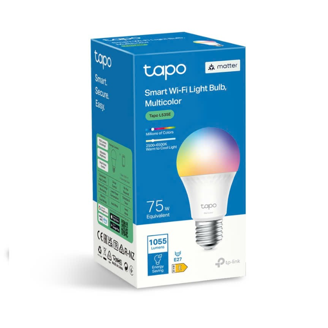 Bóng đèn Thông Minh Tapo L535E 16 Triệu Màu RGB, Điêu Khiển Từ Qua App