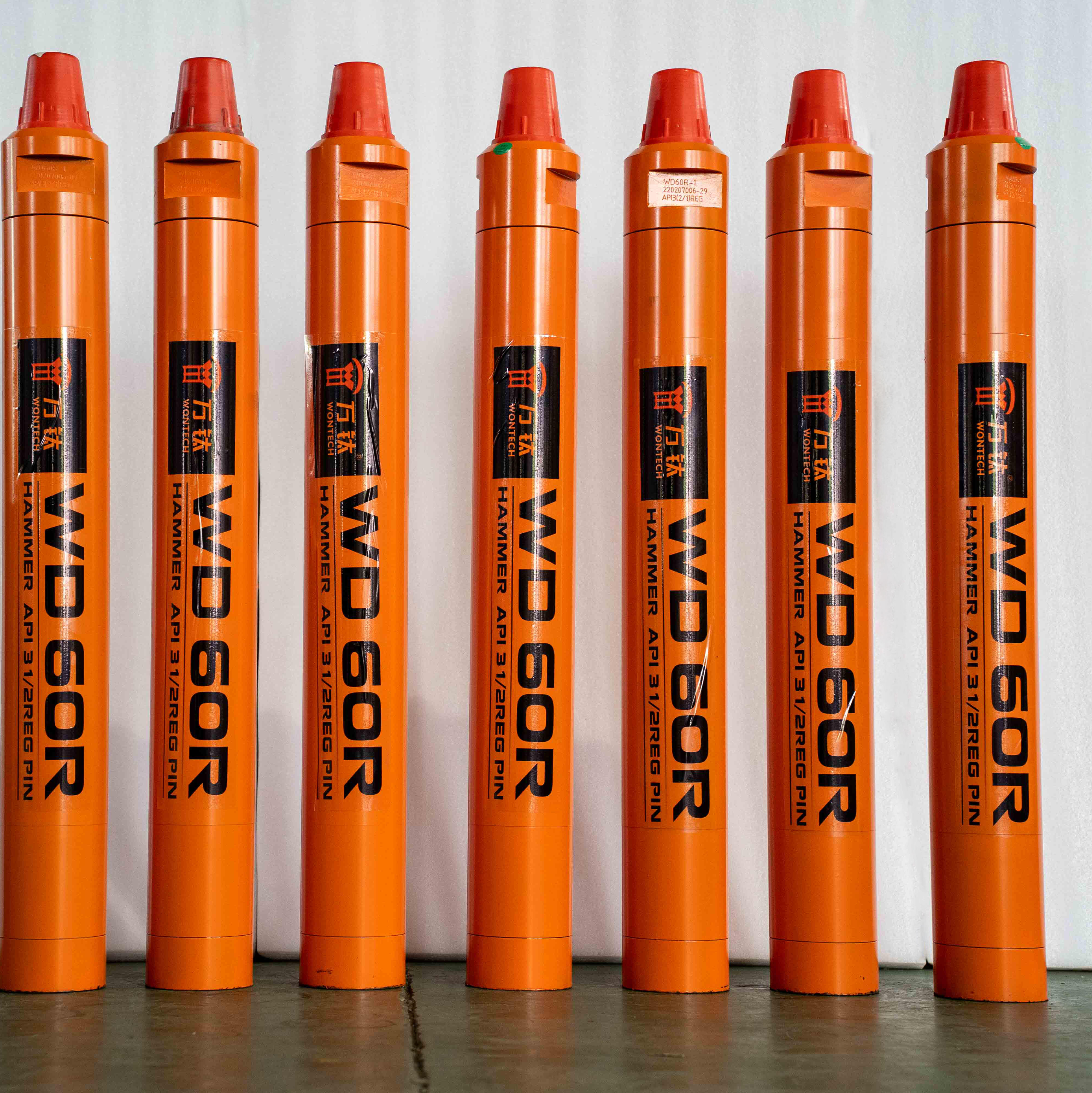 Búa khoan Wontech 6 Inch QL60 DHD360 SD60 DTH cho giếng khoan và nổ mìn