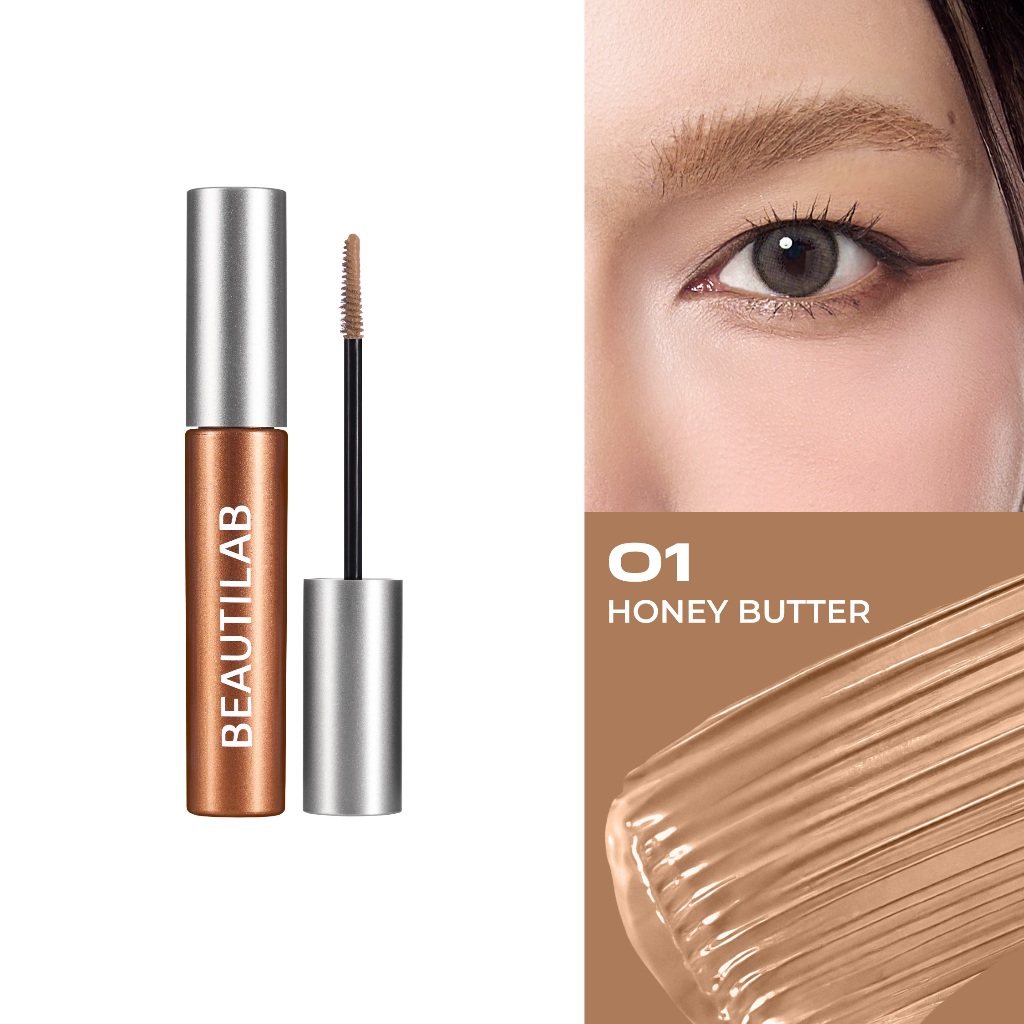 Mascara chân mày tự nhiên, giữ nếp, bền màu, lâu trôi BEAUTILAB Cloudbrow Natural Fluffy Fix Mascara