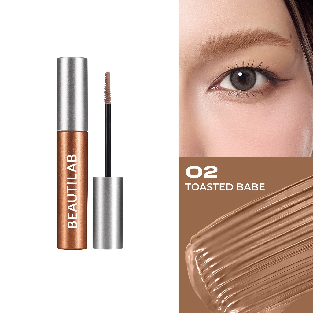 Mascara chân mày tự nhiên, giữ nếp, bền màu, lâu trôi BEAUTILAB Cloudbrow Natural Fluffy Fix Mascara