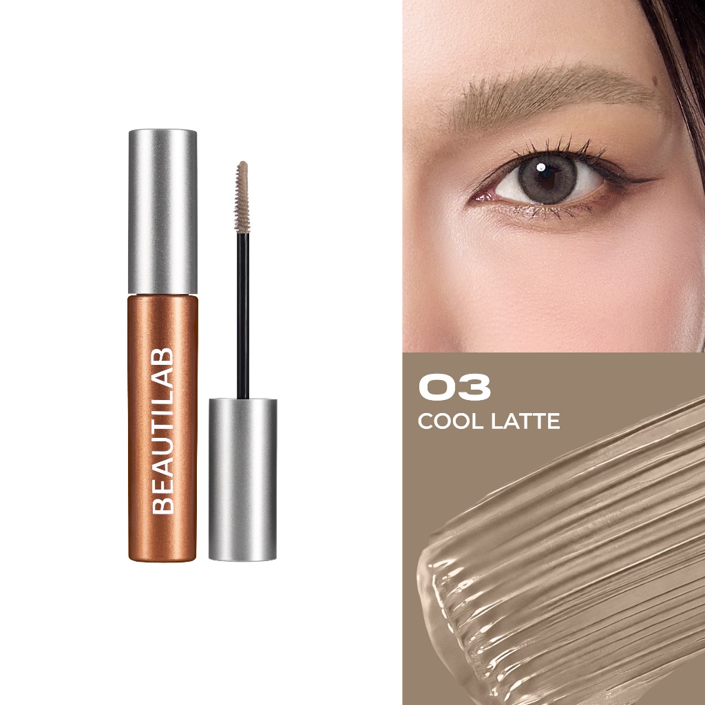 Mascara chân mày tự nhiên, giữ nếp, bền màu, lâu trôi BEAUTILAB Cloudbrow Natural Fluffy Fix Mascara