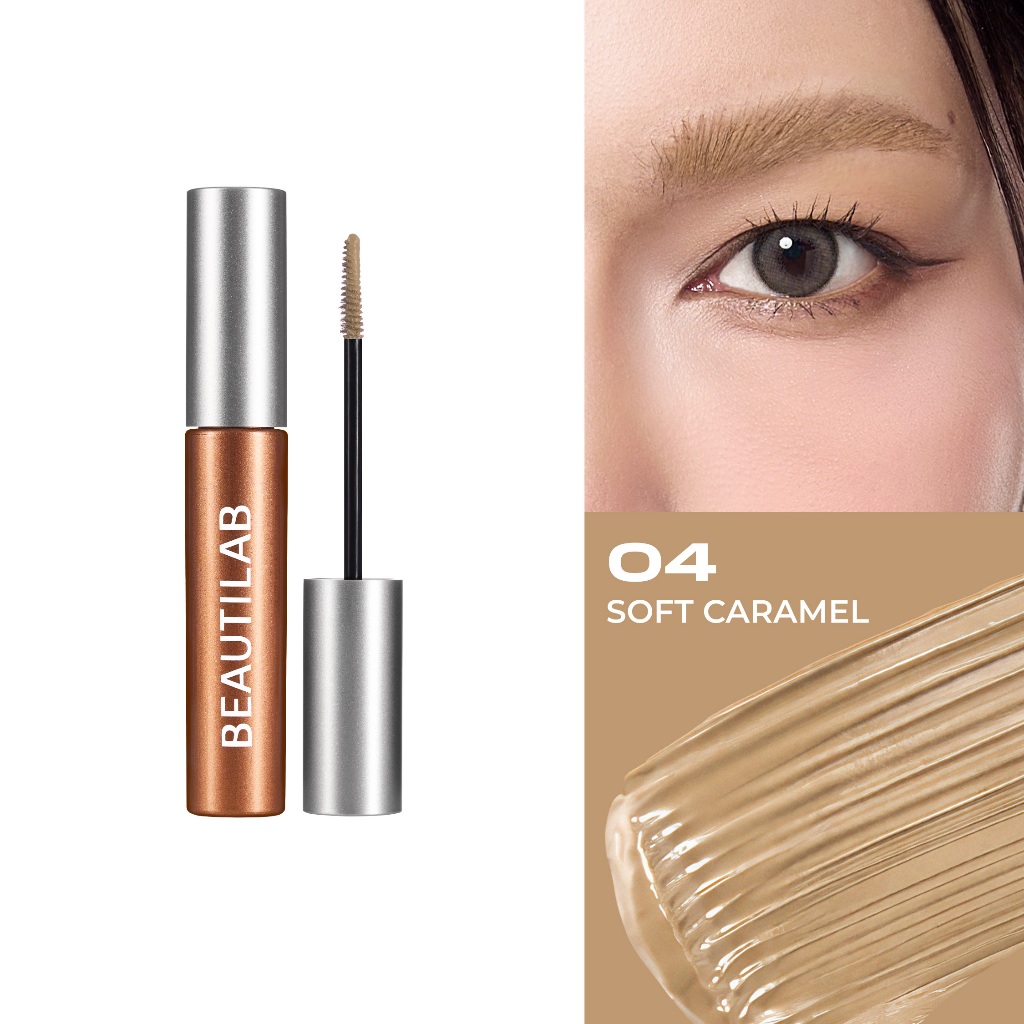 Mascara chân mày tự nhiên, giữ nếp, bền màu, lâu trôi BEAUTILAB Cloudbrow Natural Fluffy Fix Mascara