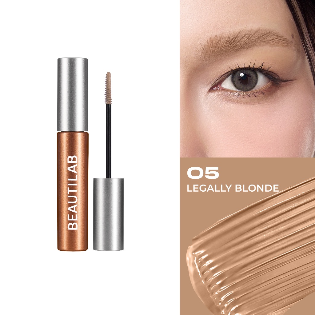 Mascara chân mày tự nhiên, giữ nếp, bền màu, lâu trôi BEAUTILAB Cloudbrow Natural Fluffy Fix Mascara