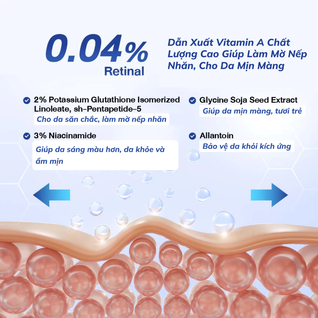 Serum làm mờ nếp nhăn, trắng da Dr.PONG Retinal-X Timeless Anti-Aging 15ml