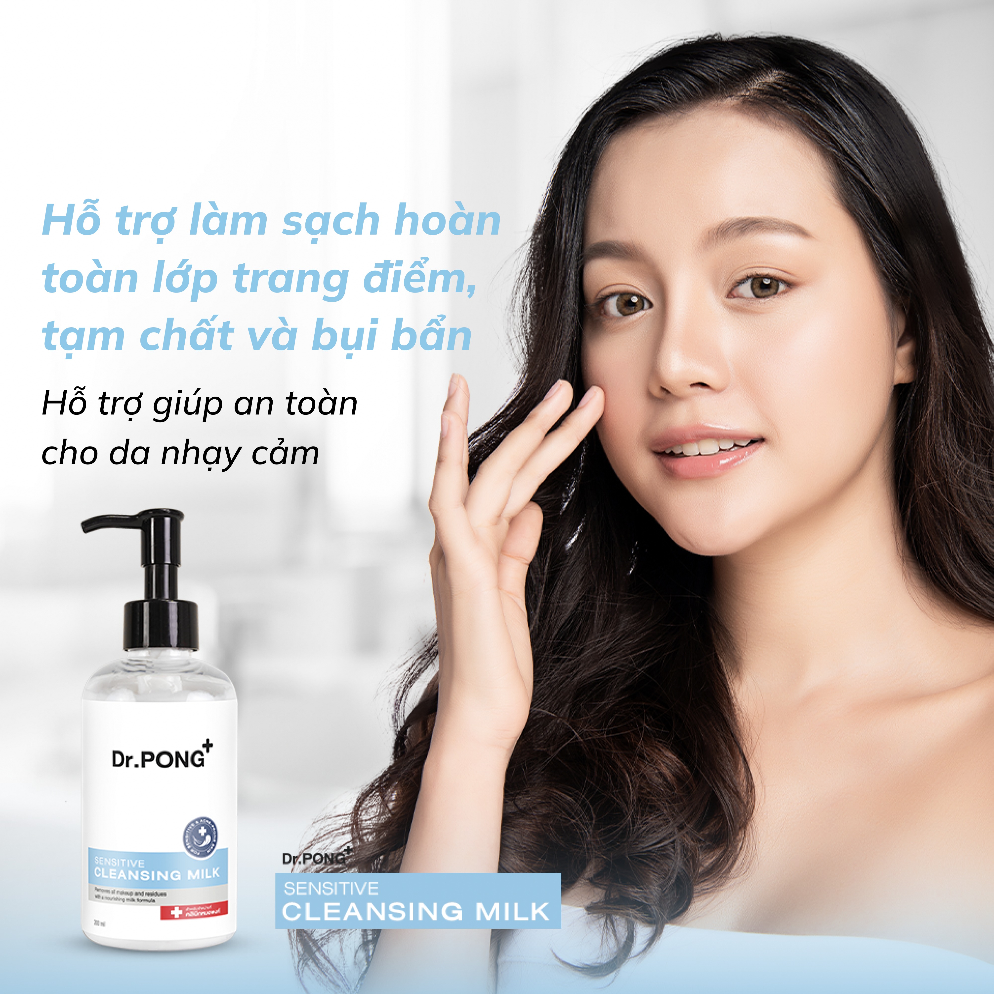 Sữa tẩy trang dịu nhẹ Dr.PONG Cleasing Milk 200ml