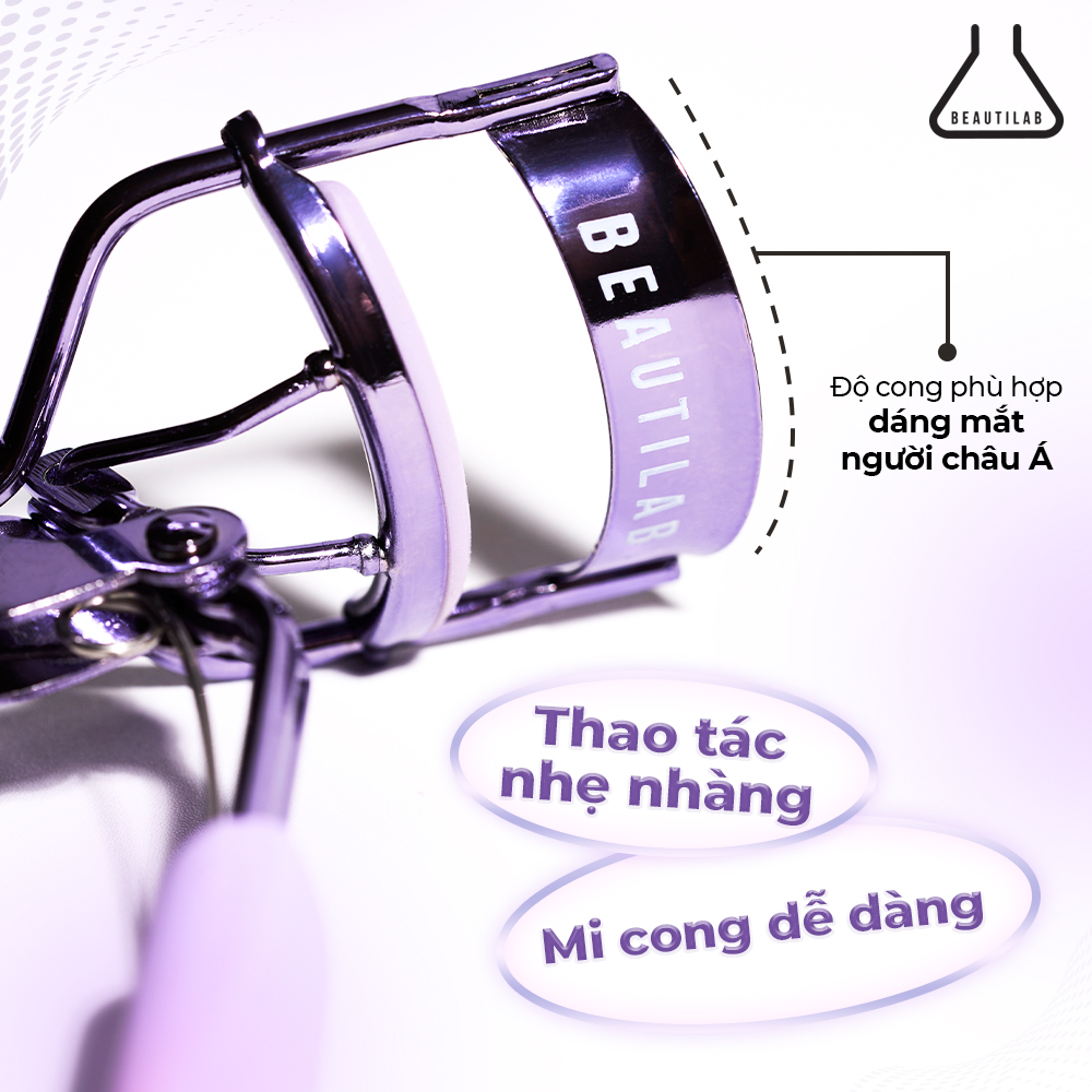 Kẹp Bấm Mi Cong Tự Nhiên, Không Gãy Rụng BEAUTILAB LashX Eyelash Curler