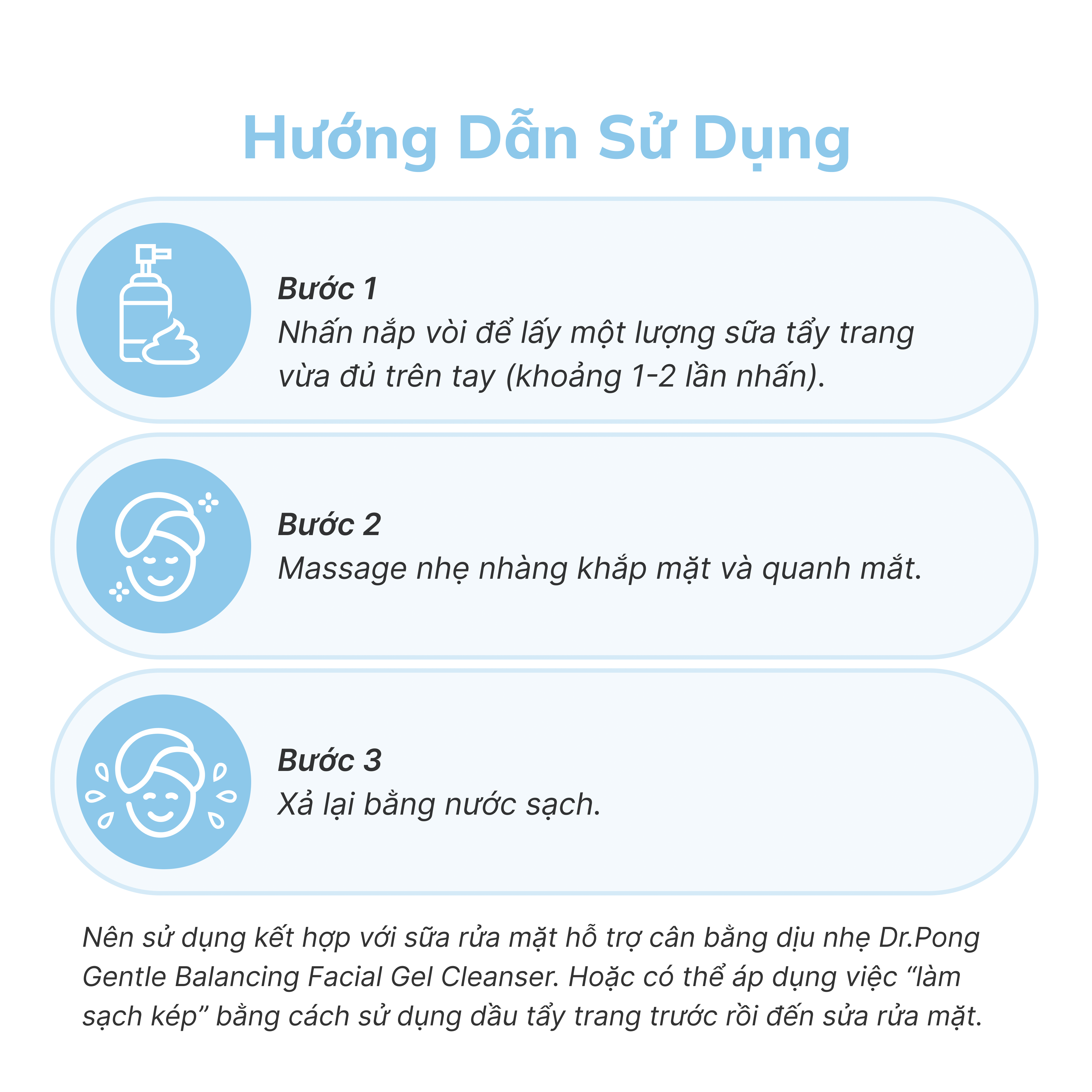 Sữa tẩy trang dịu nhẹ Dr.PONG Cleasing Milk 200ml