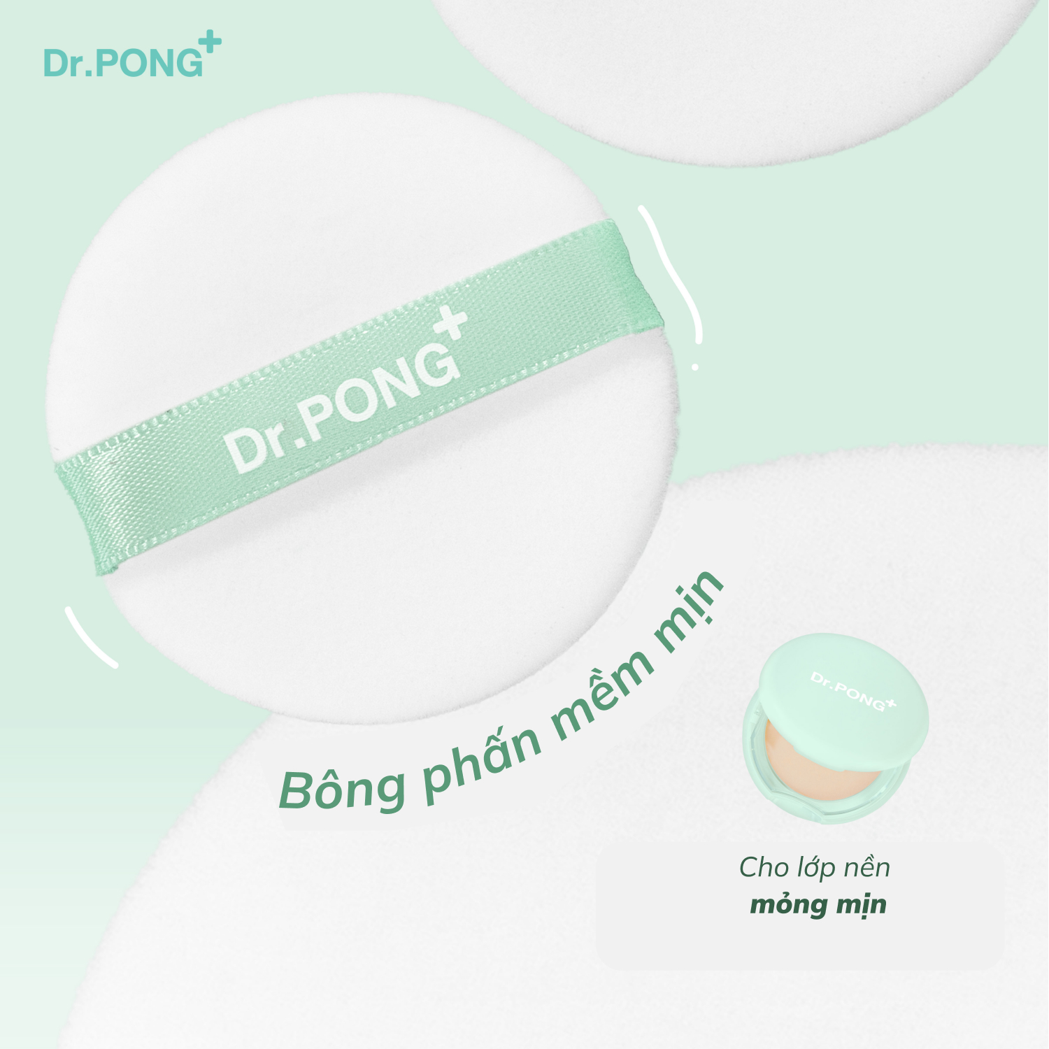 Phấn nền kiềm dầu dành cho da mụn DR.PONG Acne Ace 002 Blurring Powder 9g