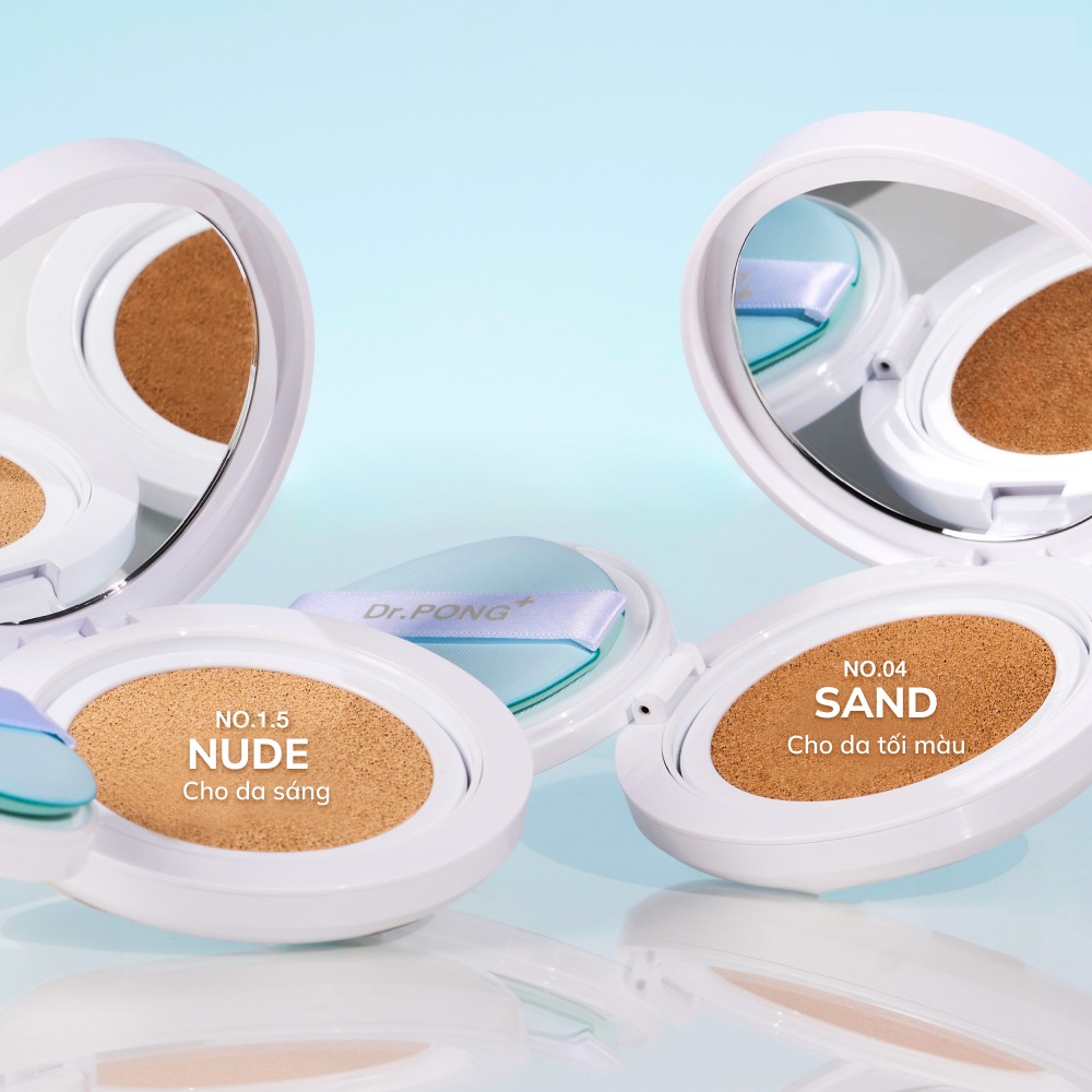 Phấn nước dành cho da dầu mụn Dr.PONG Acne Ace Longwear Cushion 15g