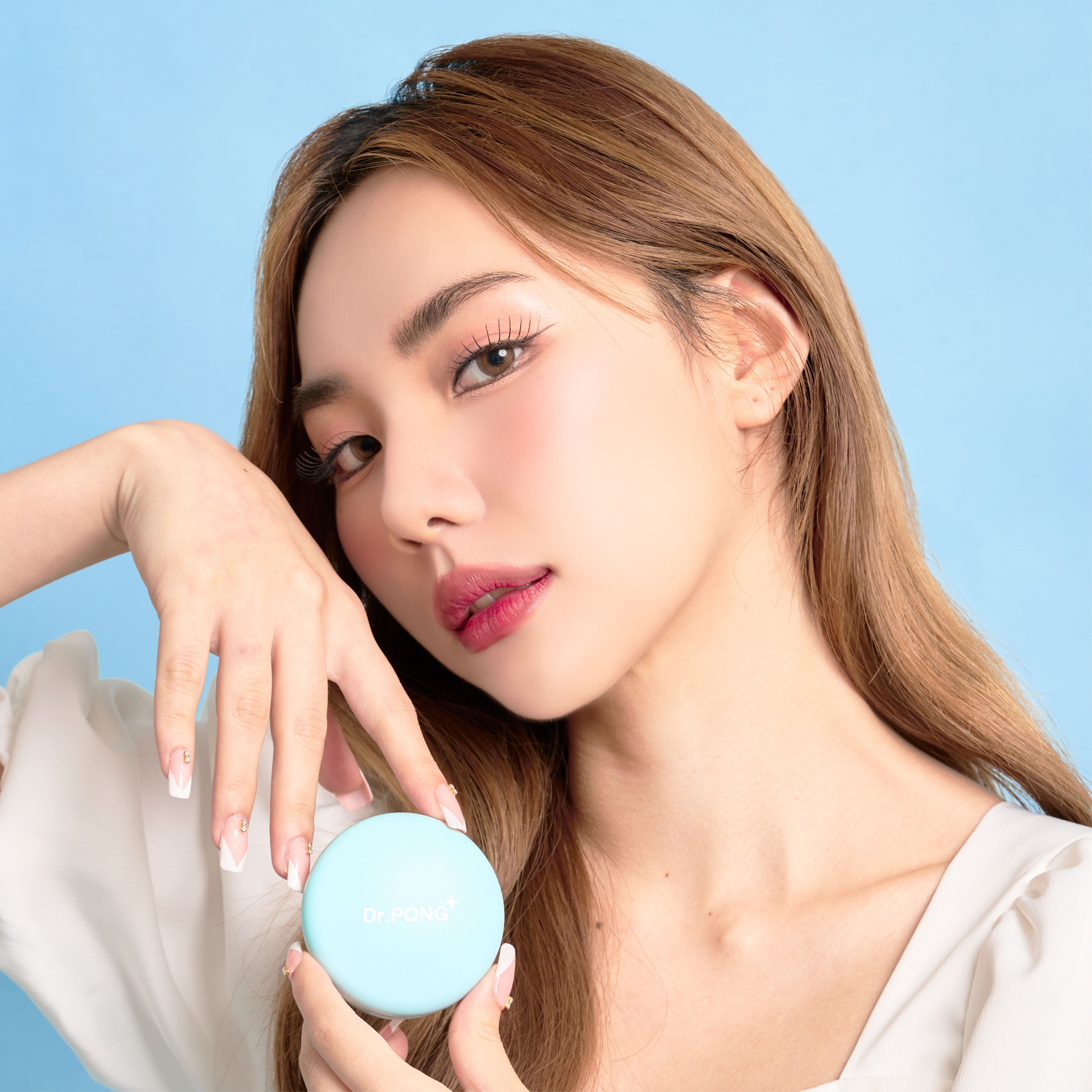 Phấn phủ kiềm dầu dành cho da mụn DR.PONG Acne Ace 001 Blurring Powder 9g