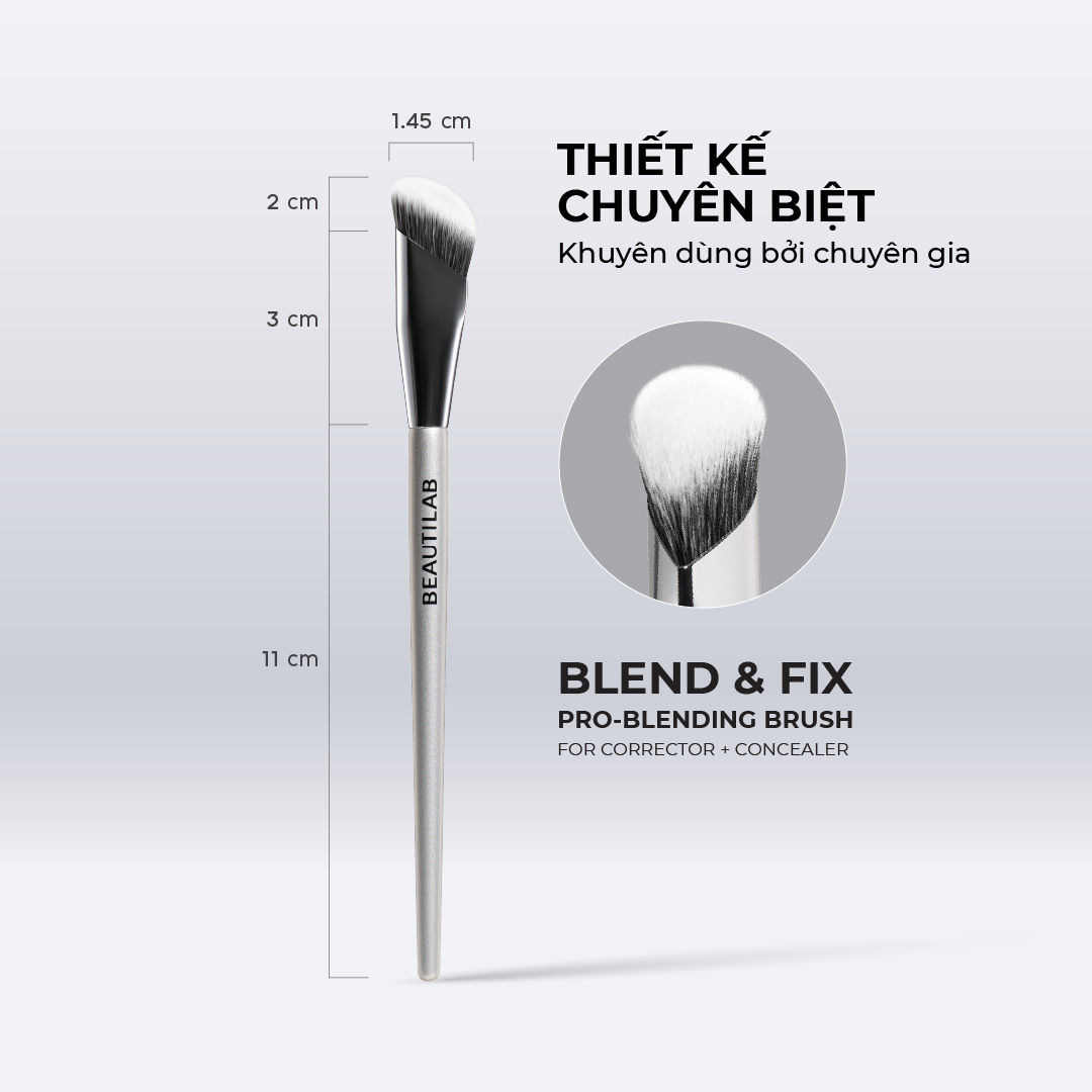 Cọ Trang Điểm Đa Năng, Lông Mềm BEAUTILAB Blend & Fix Pro Blending Brush
