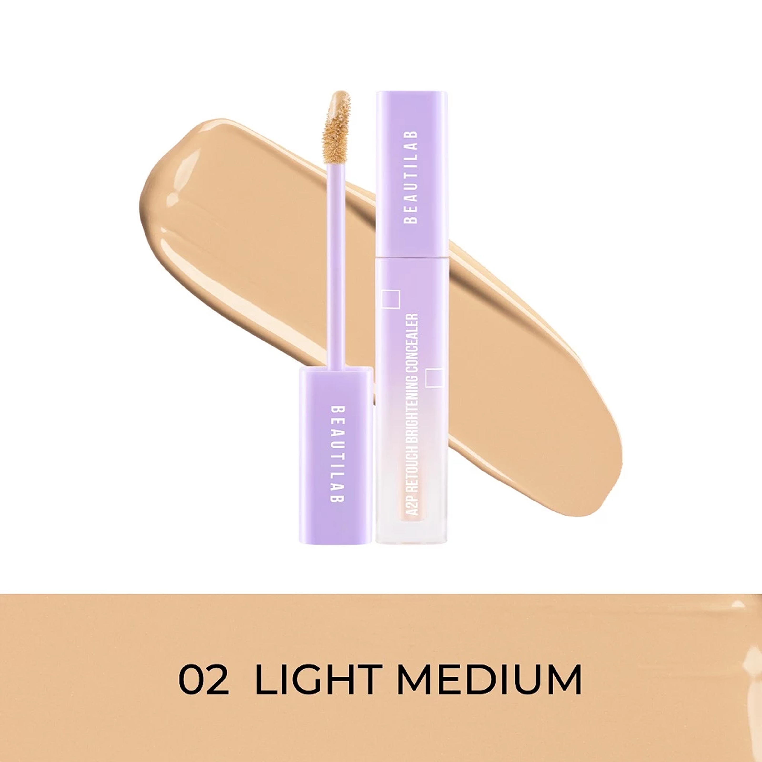 Kem che khuyết điểm & triệt sắc BEAUTILAB A2P Concentrate Peach Dark Spot & Retouch Brightening Concealer 2.5g