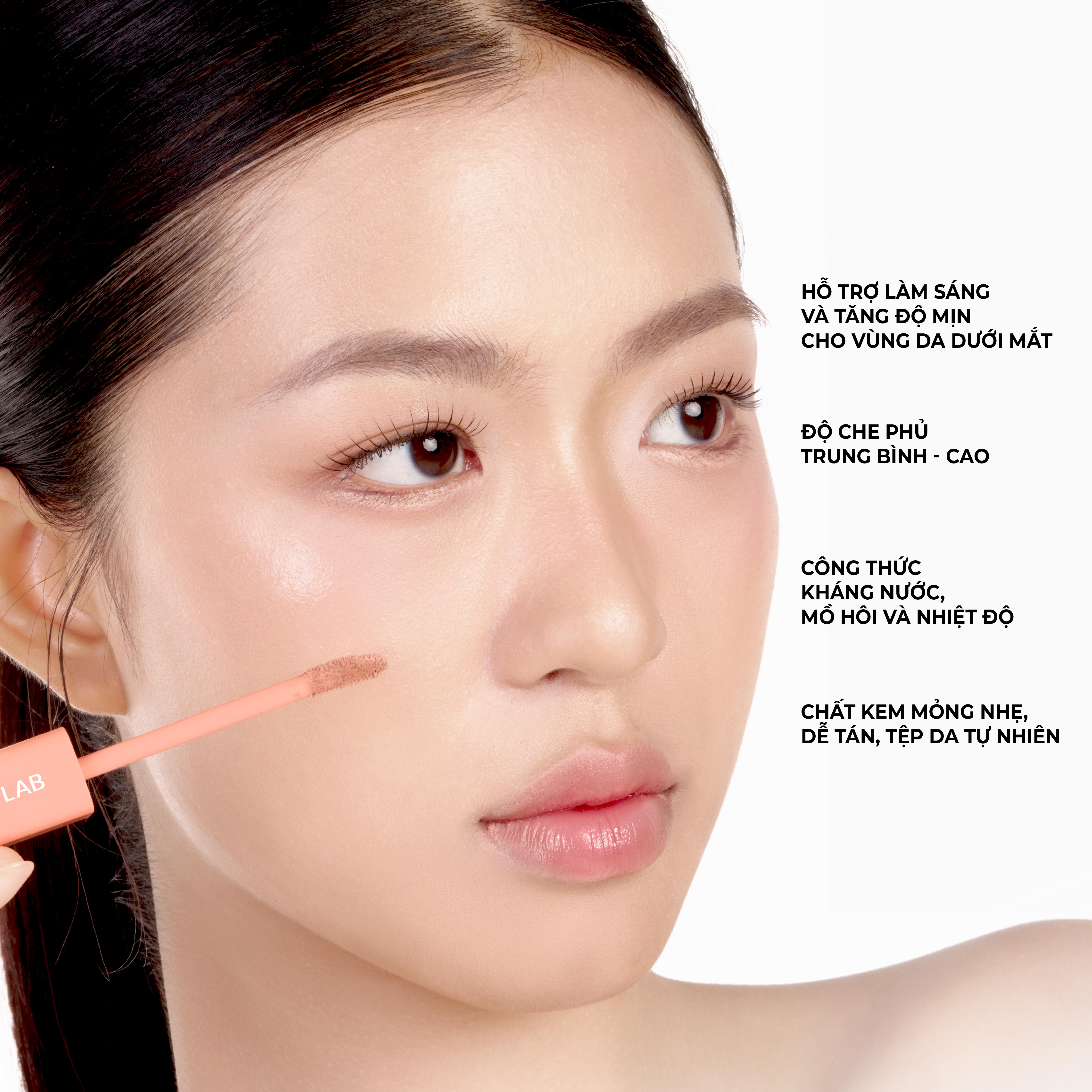 Kem che khuyết điểm & triệt sắc BEAUTILAB A2P Concentrate Peach Dark Spot & Retouch Brightening Concealer 2.5g