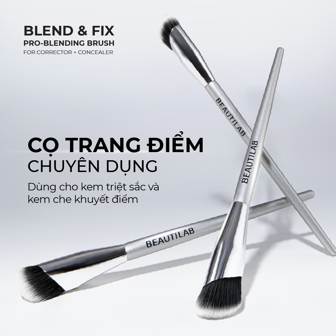 Cọ Trang Điểm Đa Năng, Lông Mềm BEAUTILAB Blend & Fix Pro Blending Brush