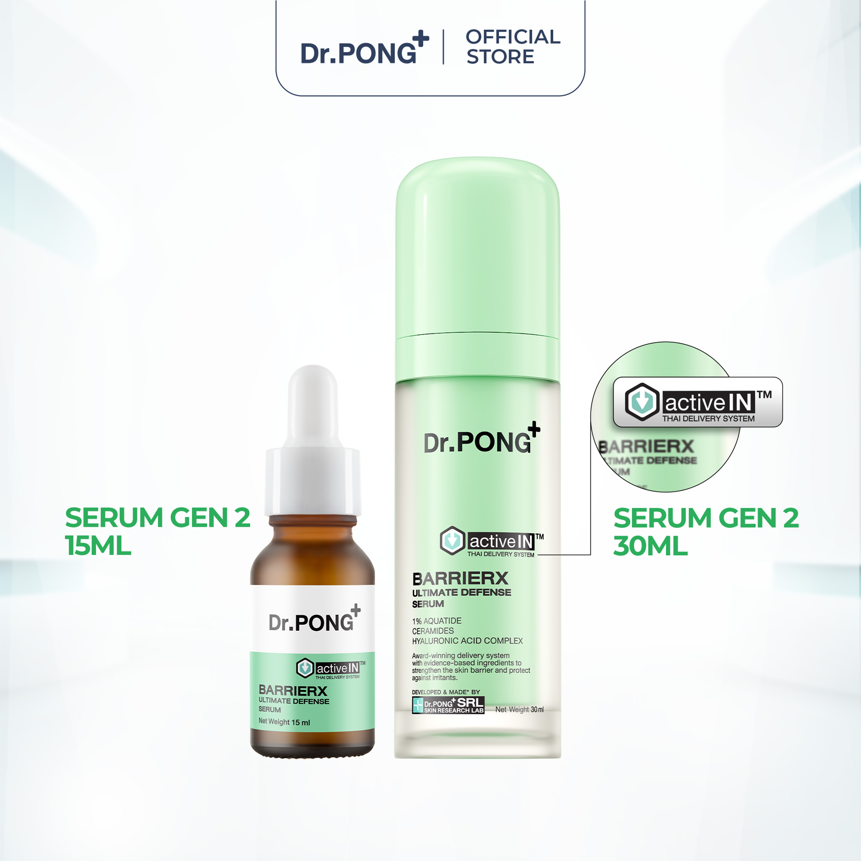 Serum hỗ trợ dưỡng ẩm & phục hồi da DR.PONG Activein Barrierx Ultimate Defense Serum