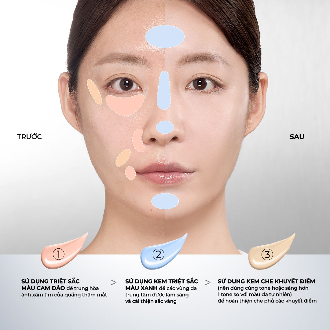 Kem che khuyết điểm & triệt sắc BEAUTILAB A2P Concentrate Peach Dark Spot & Retouch Brightening Concealer 2.5g