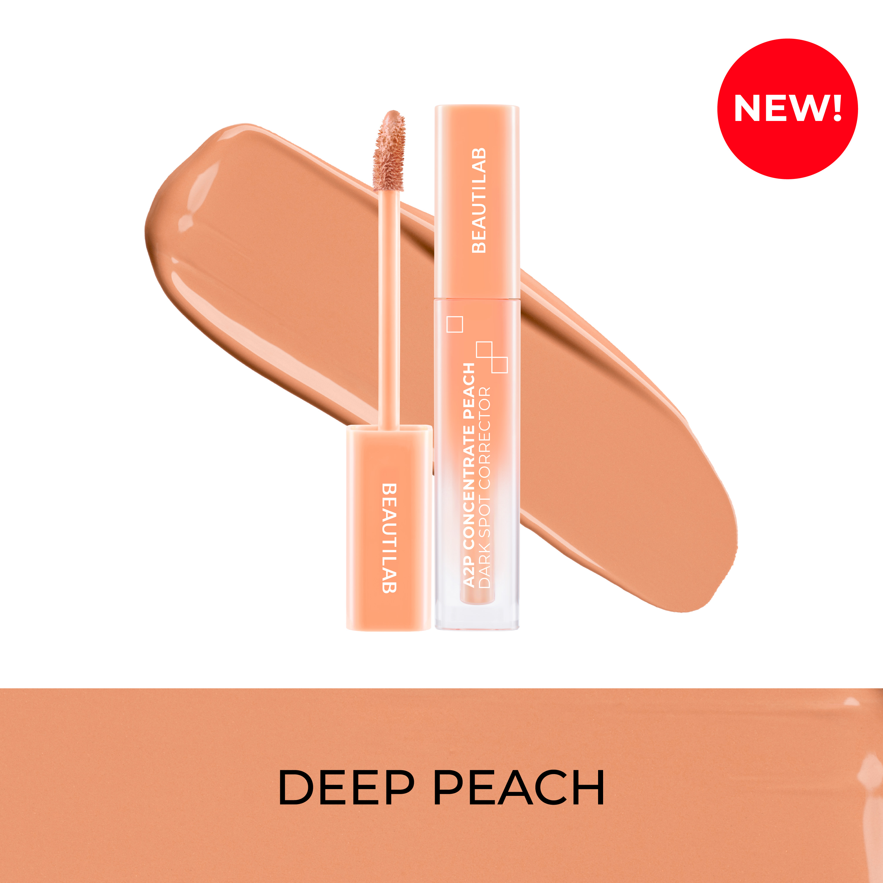 Kem che khuyết điểm & triệt sắc BEAUTILAB A2P Concentrate Peach Dark Spot & Retouch Brightening Concealer 2.5g