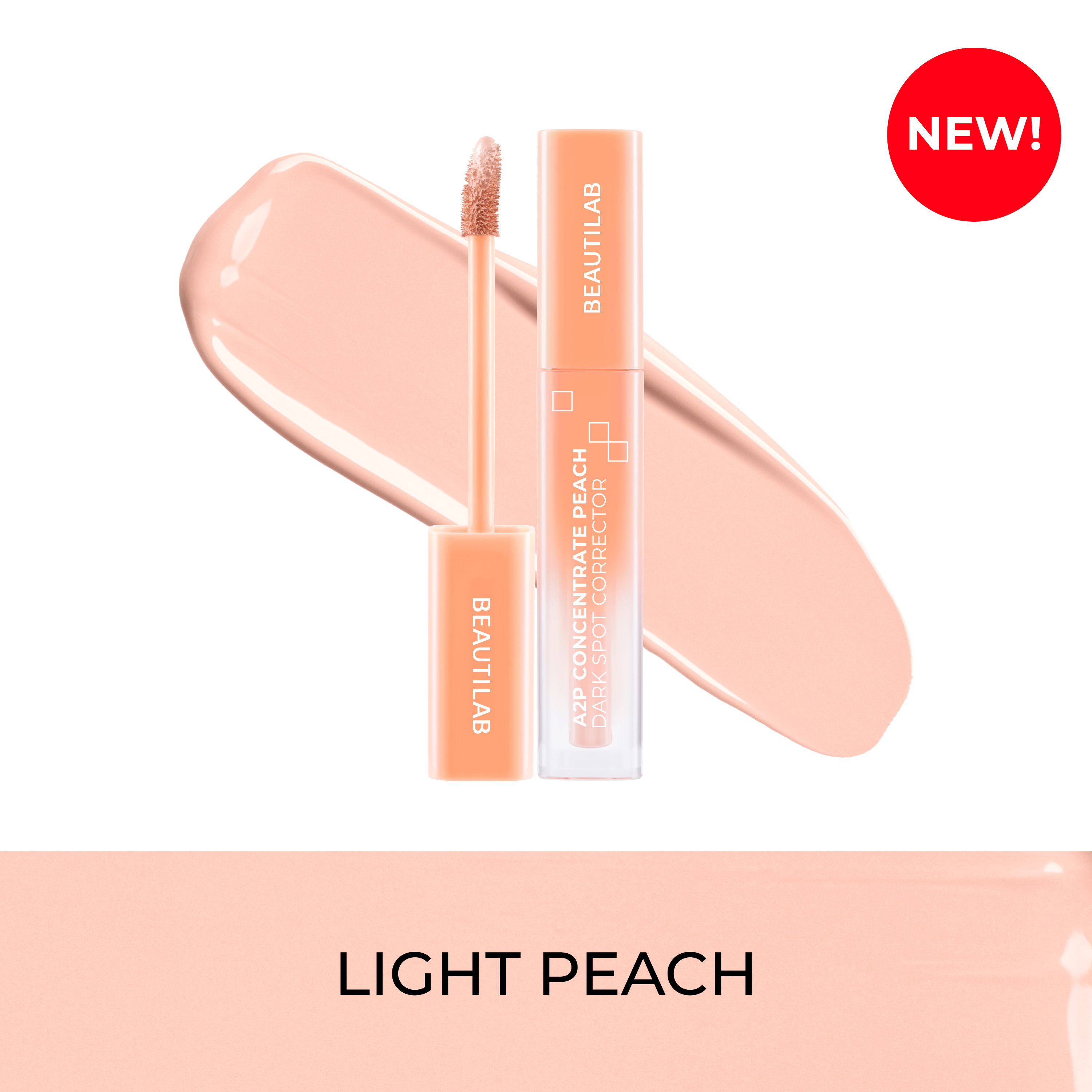 Kem che khuyết điểm & triệt sắc BEAUTILAB A2P Concentrate Peach Dark Spot & Retouch Brightening Concealer 2.5g