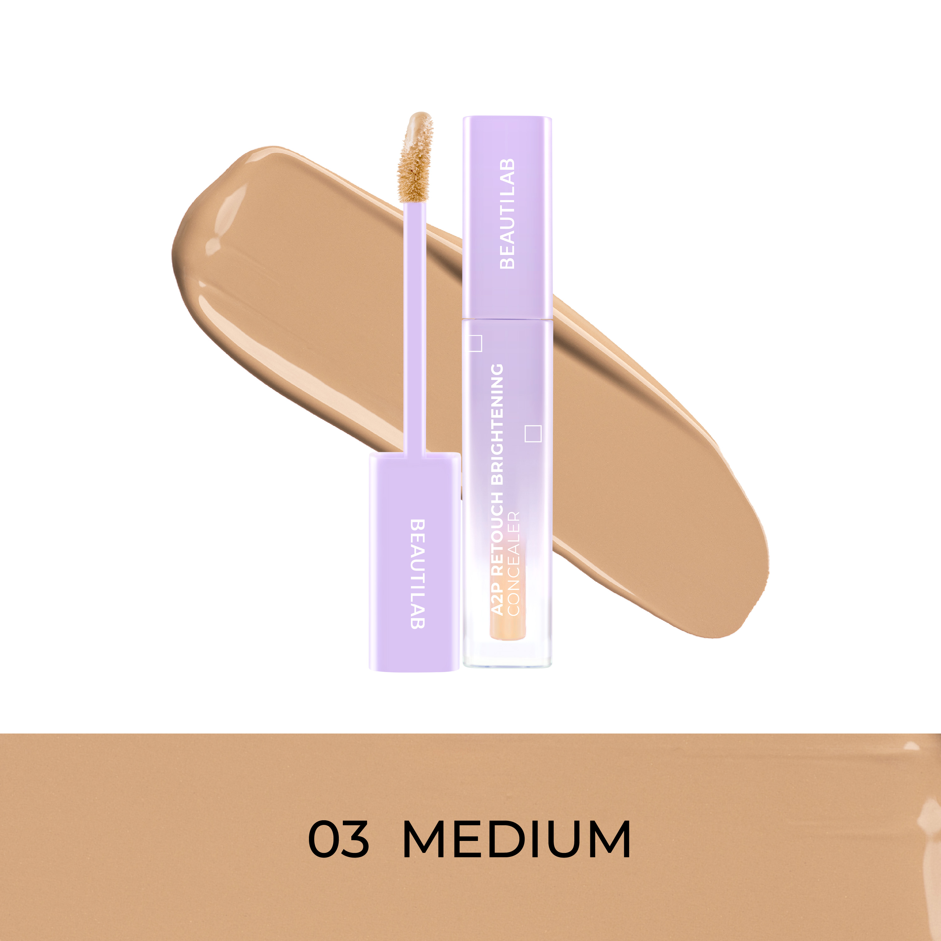 Kem che khuyết điểm & triệt sắc BEAUTILAB A2P Concentrate Peach Dark Spot & Retouch Brightening Concealer 2.5g
