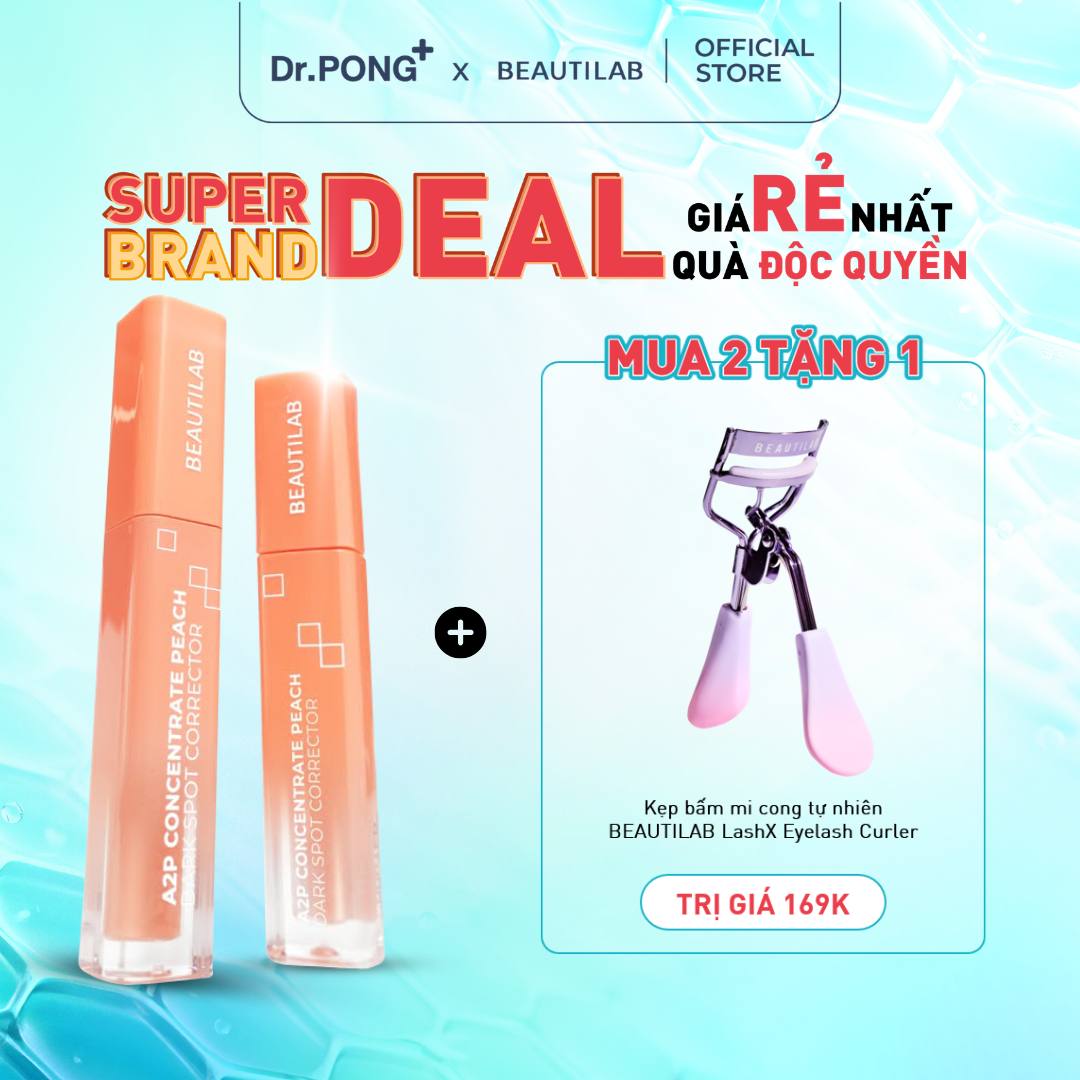 Mua 2 sản phẩm beautilab tặng 1 Kẹp mi hoặc 1 cọ che khuyết điểm