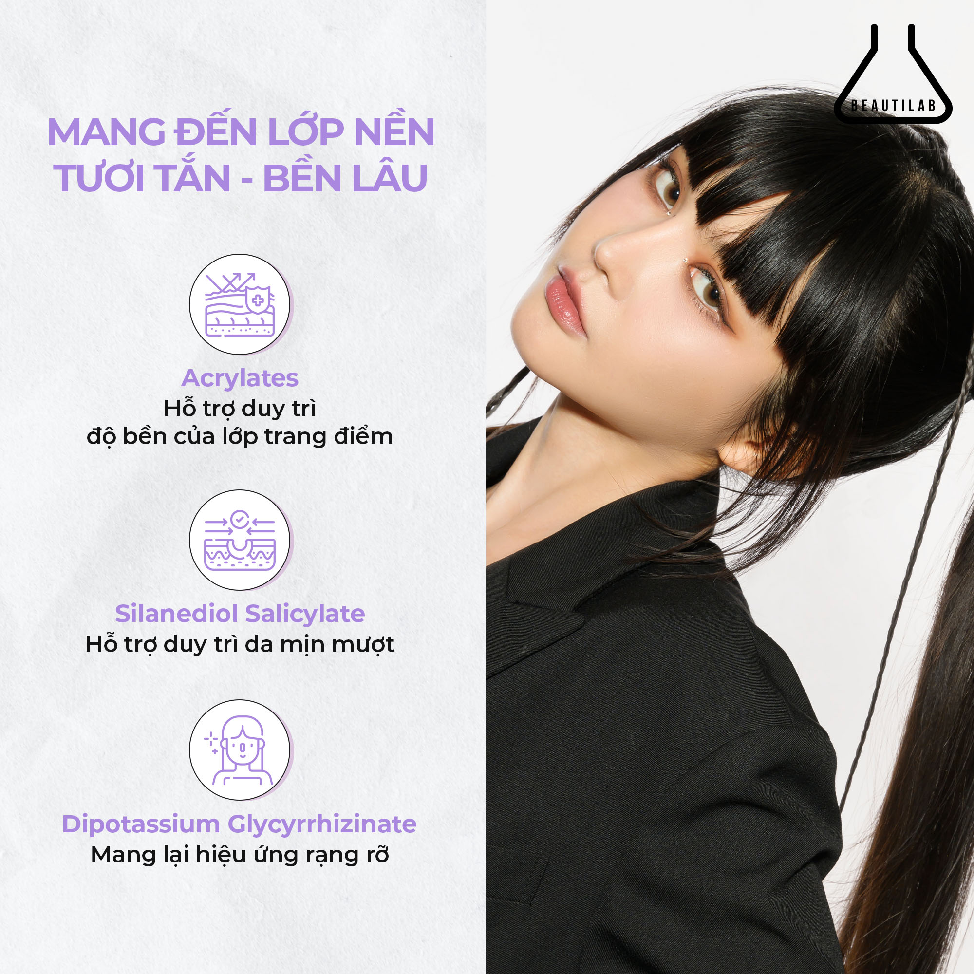 Xịt khóa nền trang điểm Beautilab 4EverFix Long Lasting Makeup Setting Spray 100ml