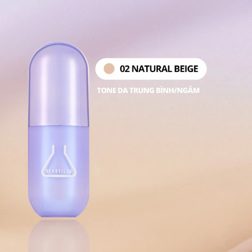 Kem nền hiệu chỉnh màu da dạng lỏng Beautilab 2ND SkinCover Color-Changing Tint Foundation 20g
