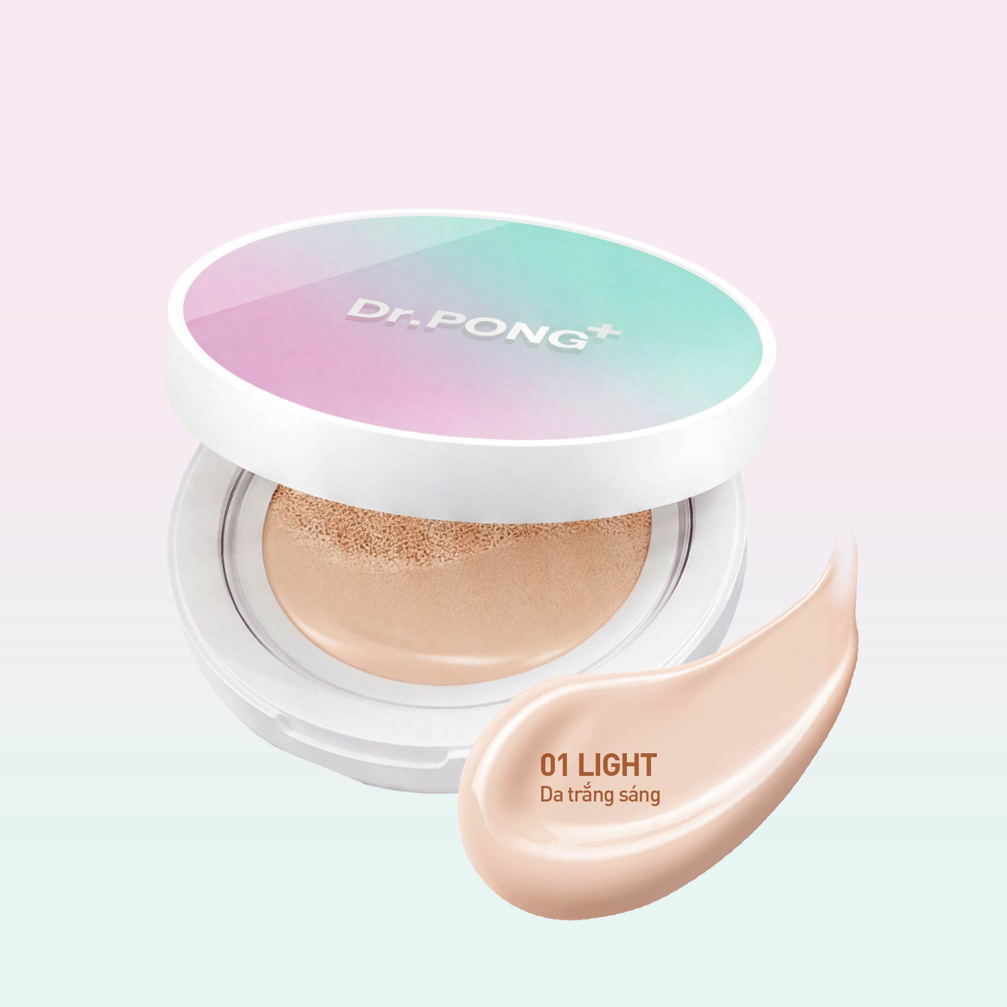 Phấn nước cho da dầu mụn, che khuyết điểm, mịn lì, kiềm dầu DR.PONG MATTE PRO ACNE ACE LONGWEAR CUSHION SPF50+ PA++++