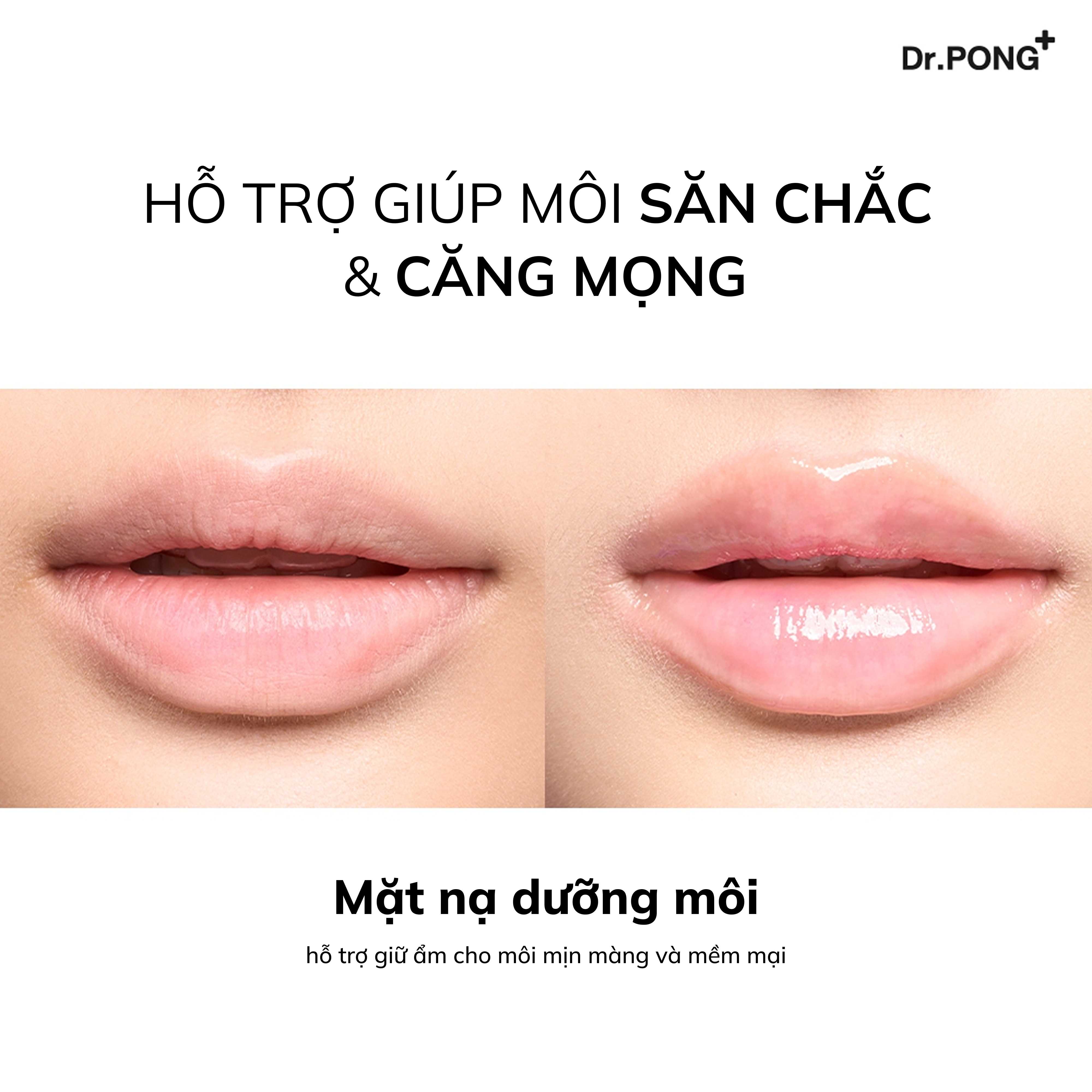 Mặt nạ dưỡng môi Dr.PONG Timeless Bakuchiol Anti-aging Lip Mask 8.5g