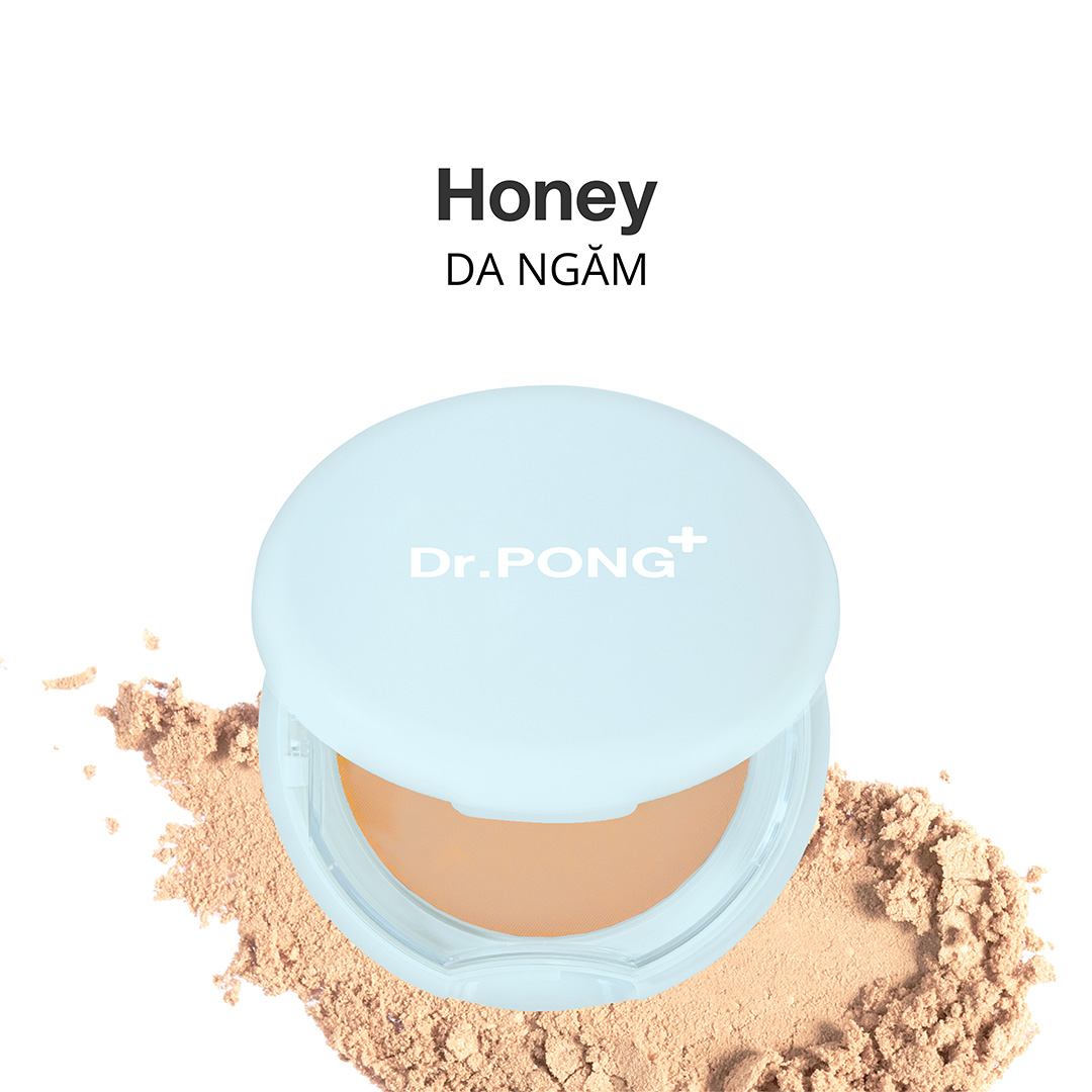 Phấn phủ hỗ trợ kiềm dầu dành cho da mụn DR.PONG Acne Ace 001 Blurring Powder 9g