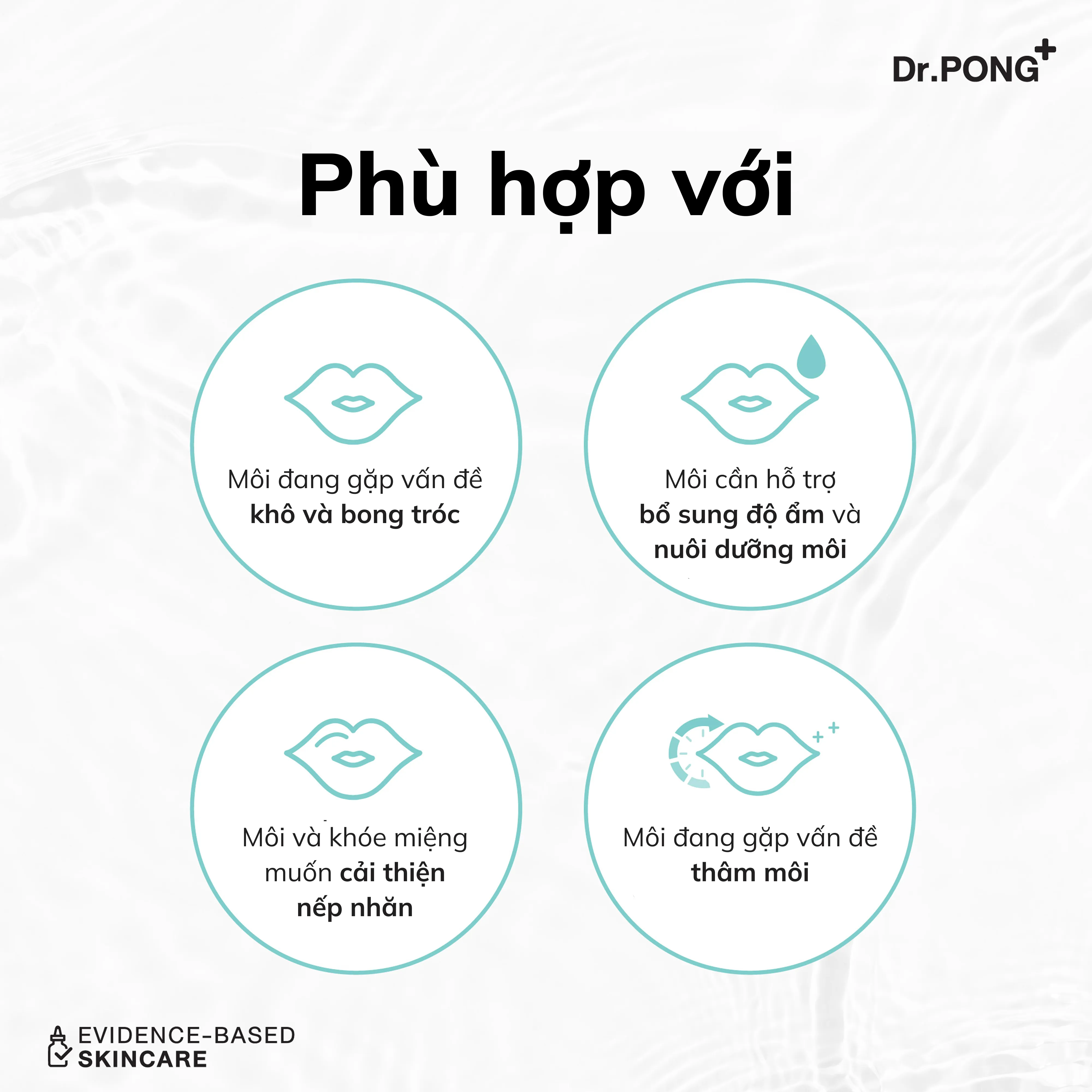 Serum dưỡng môi căng mọng, mềm ẩm, ngừa thâm môi Dr.PONG Hya-Drop Volumizing Lip Serum 3.5g