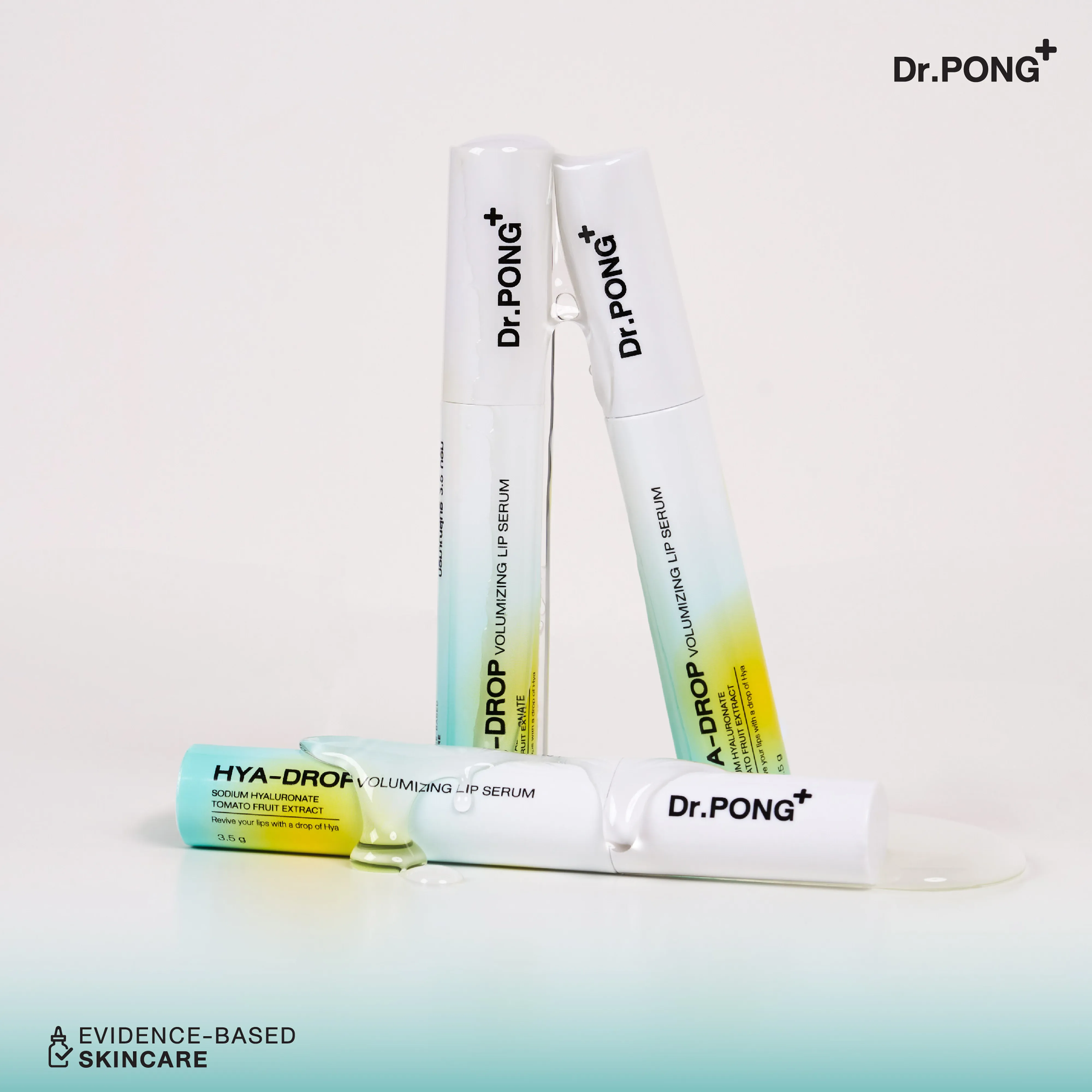 Serum dưỡng môi căng mọng, mềm ẩm, ngừa thâm môi Dr.PONG Hya-Drop Volumizing Lip Serum 3.5g