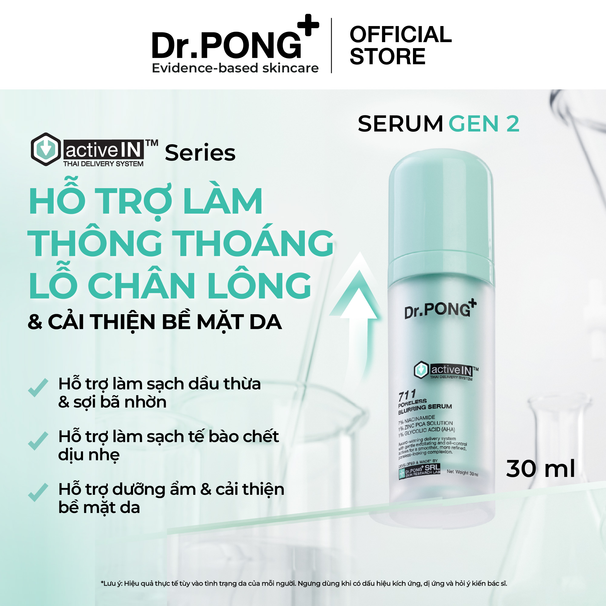 Serum Dr.PONG Gen2 công nghệ activeIN™ Mới 30ml