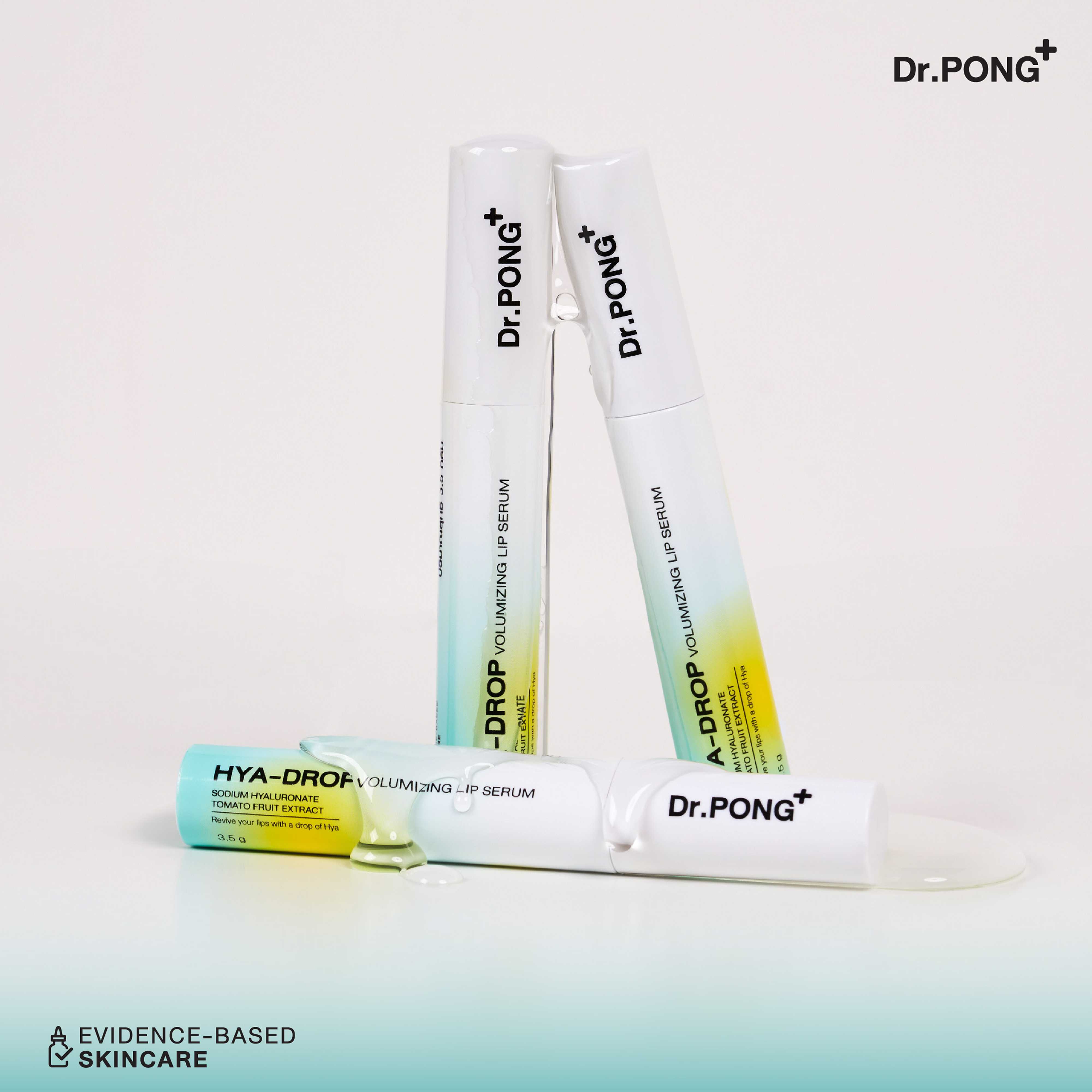 Serum hỗ trợ dưỡng môi căng mọng, mềm ẩm, giảm thâm môi Dr.PONG Hya-Drop Volumizing Lip Serum 3.5g