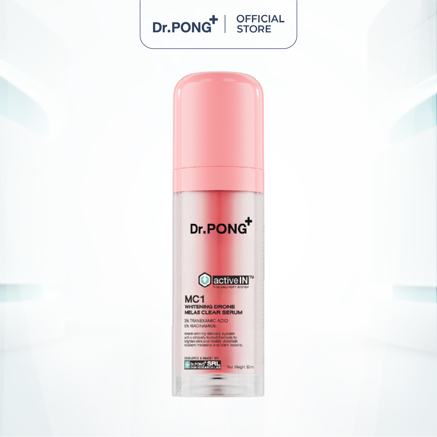 Serum hỗ trợ giảm nám DR.PONG Activein MC1 Whitening Drone Melas Clear Serum