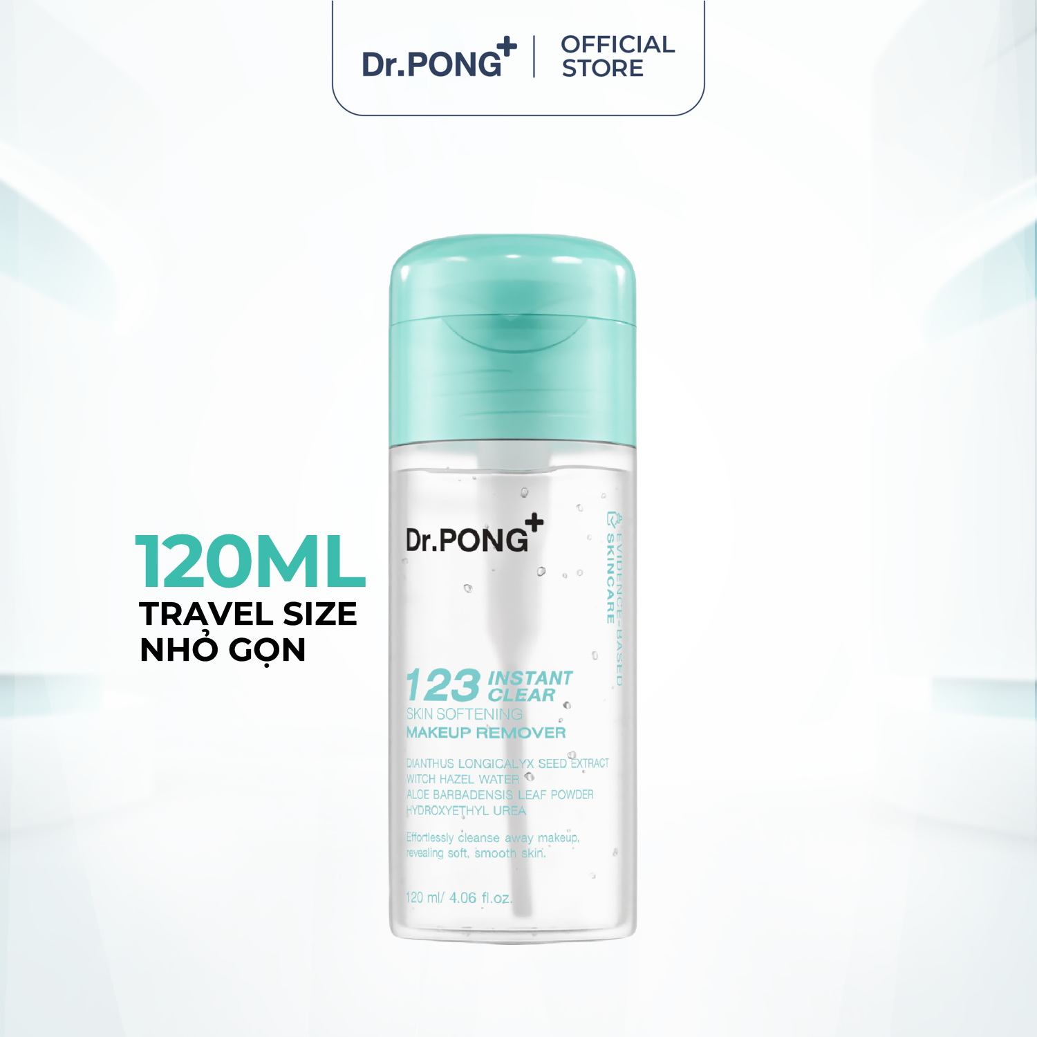 [VƯƠNG BÌNH X PINPONG] Nước tẩy trang Dr.PONG 123 Instant Clear Skin Softening Makeup Remover