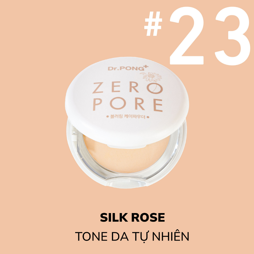 Phấn phủ che phủ lỗ chân lông, kiềm dầu Dr.PONG Zero Pore Blurring K- Powder 9g